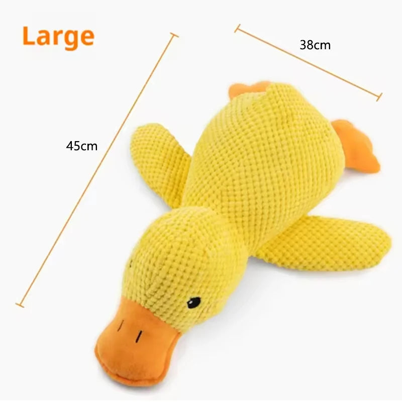 Dog Toy Stomping Duck Bite