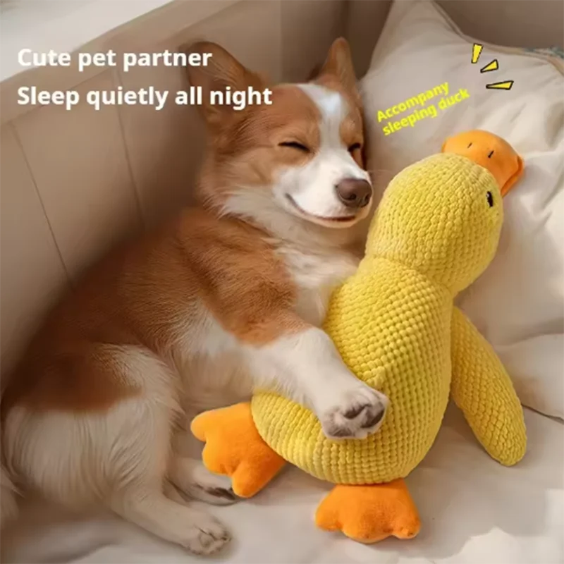 Dog Toy Stomping Duck Bite