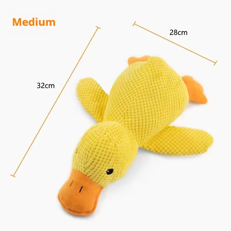 Dog Toy Stomping Duck Bite